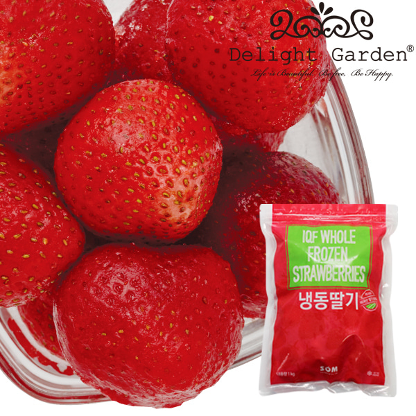 (냉동과일)딸기(미국산) 1kgx1봉 1박스 낱개배송