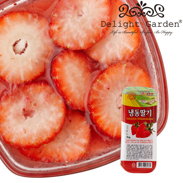 (냉동과일)가당 딸기 1kgx1봉 1박스 낱개배송